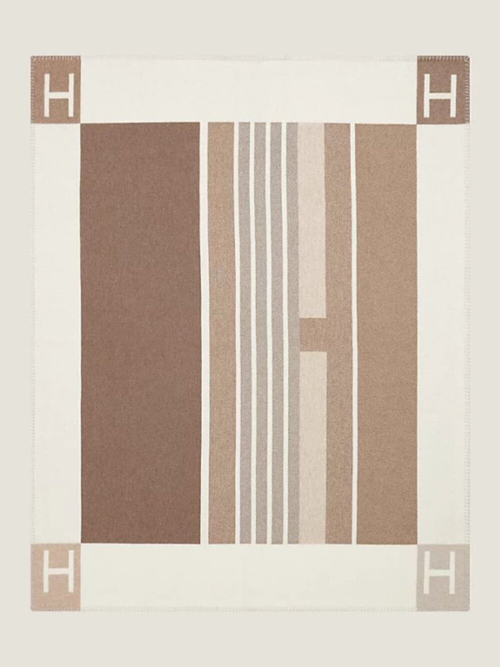 Hermes Avalon Vibration throw blanket 140 x 170 cm